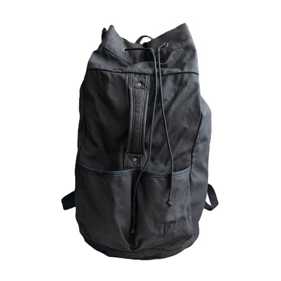 Timberland Large Black Canvas Backpack - Picture 1 of 11